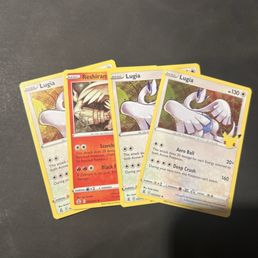 This was directly from one pack of Celebrations. Three Lugia!!! This was directly from one pack of Celebrations. Three Lugia!!! 
