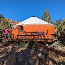 Escalante Yurts - Exterior view