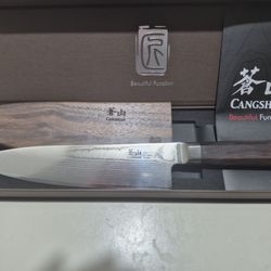 Ambrosi Bros. Cutlery - My latest chefs knife I purchased. Excellent quality and factory edge went through a tomato without any sawing motion! Extremely sharp!
