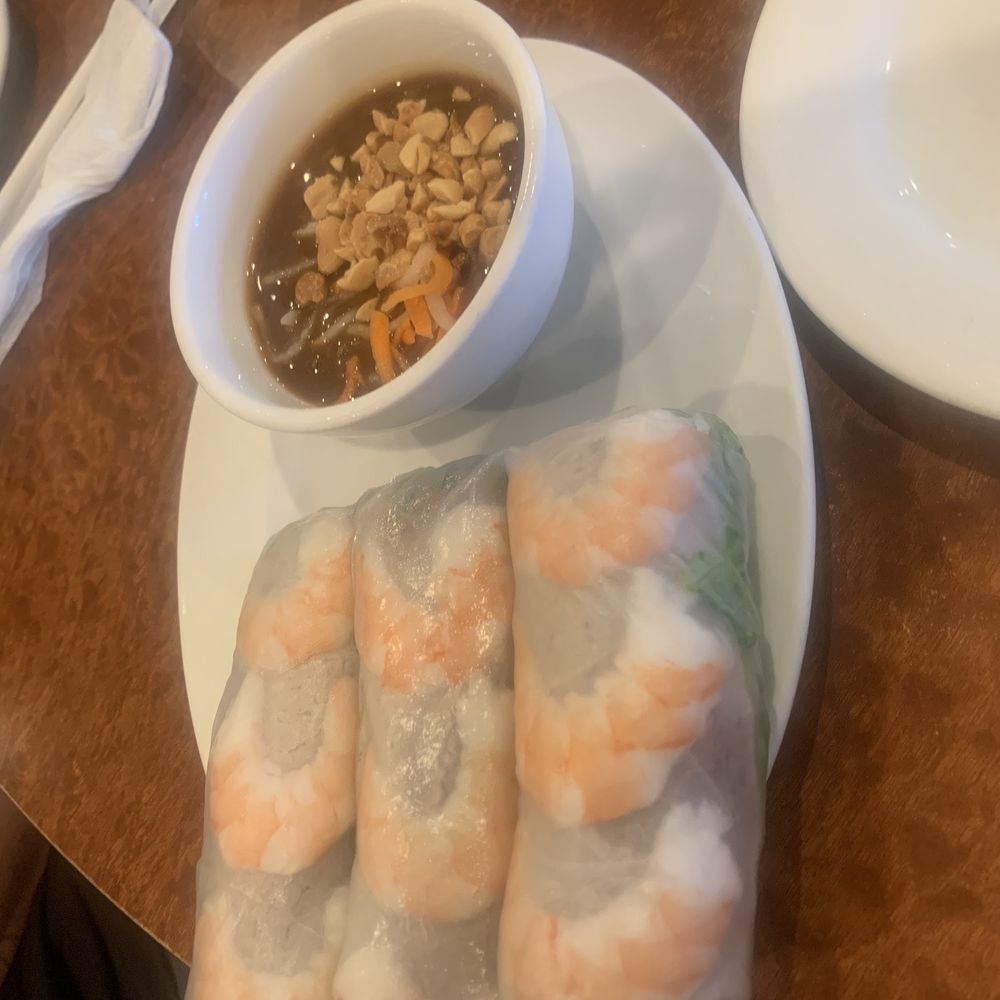 Pho So 1 - Spring rolls with scrumptious peanut sauce - Vietnamese Near Me - Simi Valley, California