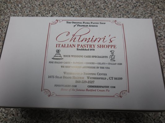 Menu photo 4 Chimirri's Italian Pastry Shoppe Wethersfield, CT Menu photo 4 Chimirri's Italian Pastry Shoppe Wethersfield, CT