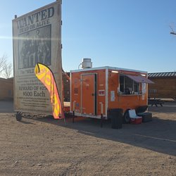 The Wild Brunch - The Wild Brunch parked at the Muddy Creek Mining Company wanted sign