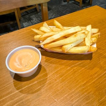 Gold Feather - Fries with comeback sauce - Beer Bar Near Me - San Antonio, Texas