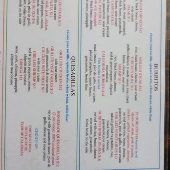 Haab - a menu for a restaurant on a table - Mexican Near Me - Brooklyn, New York