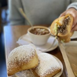 The Parish Cafe - Beignet, surf and turf poboy, gumbo.