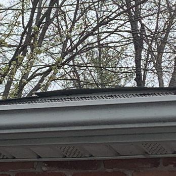 Banes Roofing - Roof edge w gutter not installed flat - Roofing Near Me - Telford, Pennsylvania