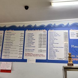 Maria's Seafood Shop - Maria's menu