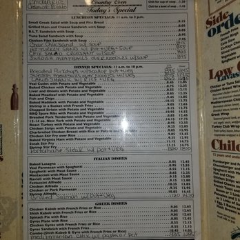 Leo's Country Oven - Menu - Typical Specials - Diners Near Me - Madison Heights, Michigan Leo's Country Oven - Menu - Typical Specials - Diners Near Me - Madison Heights, Michigan