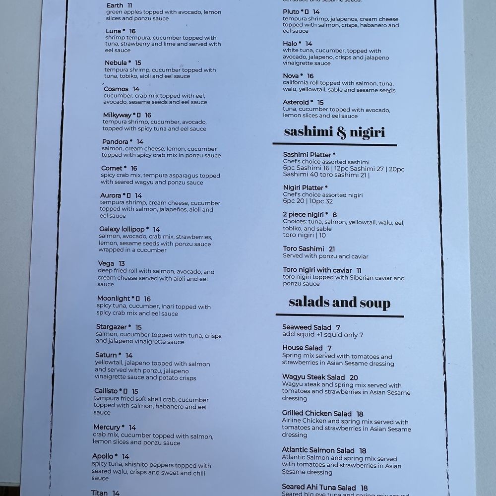 Mint Tapas and Sushi 3 - Holladay - Menu - Sushi Bars Near Me - Holladay, Utah