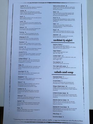 Menu photo 1 Mint Tapas and Sushi 3 - Holladay Holladay, UT Menu photo 1 Mint Tapas and Sushi 3 - Holladay Holladay, UT