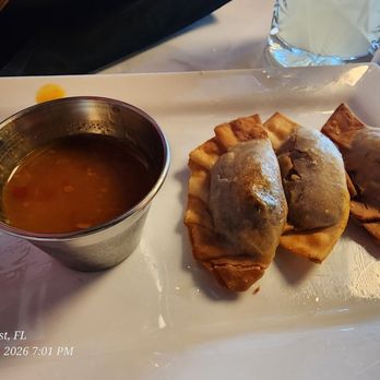 Dragon & Rooster - Chinese 5 Spice Pork Gyoza - Asian Fusion Near Me - Key West, Florida Dragon & Rooster - Chinese 5 Spice Pork Gyoza - Asian Fusion Near Me - Key West, Florida