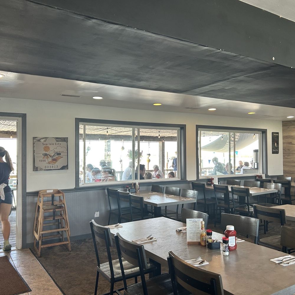 Sunset Pier Restaurant - inside seating - Sandwiches Near Me - Sea Isle City, New Jersey Sunset Pier Restaurant - inside seating - Sandwiches Near Me - Sea Isle City, New Jersey