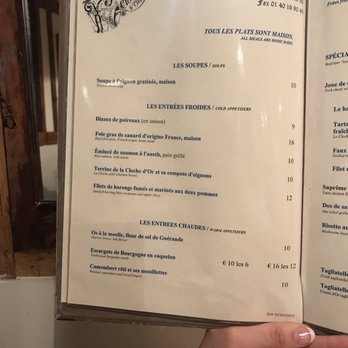 A la Cloche d'Or - Menu 3 - French Near Me - Paris, 75 A la Cloche d'Or - Menu 3 - French Near Me - Paris, 75