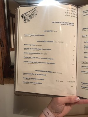 Menu photo 5 A la Cloche d'Or Paris, 75 Menu photo 5 A la Cloche d'Or Paris, 75