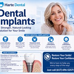 Harte Dental - Harte Dental restores dental implants with beautiful crowns and we are accepting new patients. Voted Best Dentist in Milton since 2017