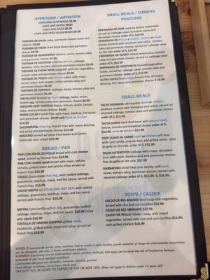 Menu photo 4 La Chapina Restaurant Marathon, FL Menu photo 4 La Chapina Restaurant Marathon, FL