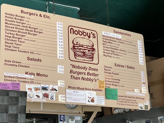Menu photo 5 Nobby's Chico, CA