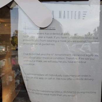 Journey Coffee - The Vacaville location has this sign up in their door. - Coffee & Tea Near Me - Vacaville, California Journey Coffee - The Vacaville location has this sign up in their door. - Coffee & Tea Near Me - Vacaville, California