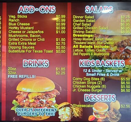Menu photo 4 JIMMY’S BIG BURGERS Arlington, TX