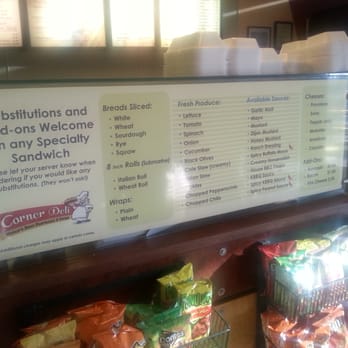 Corner Deli - So many choices! - Delis Near Me - Ontario, California
