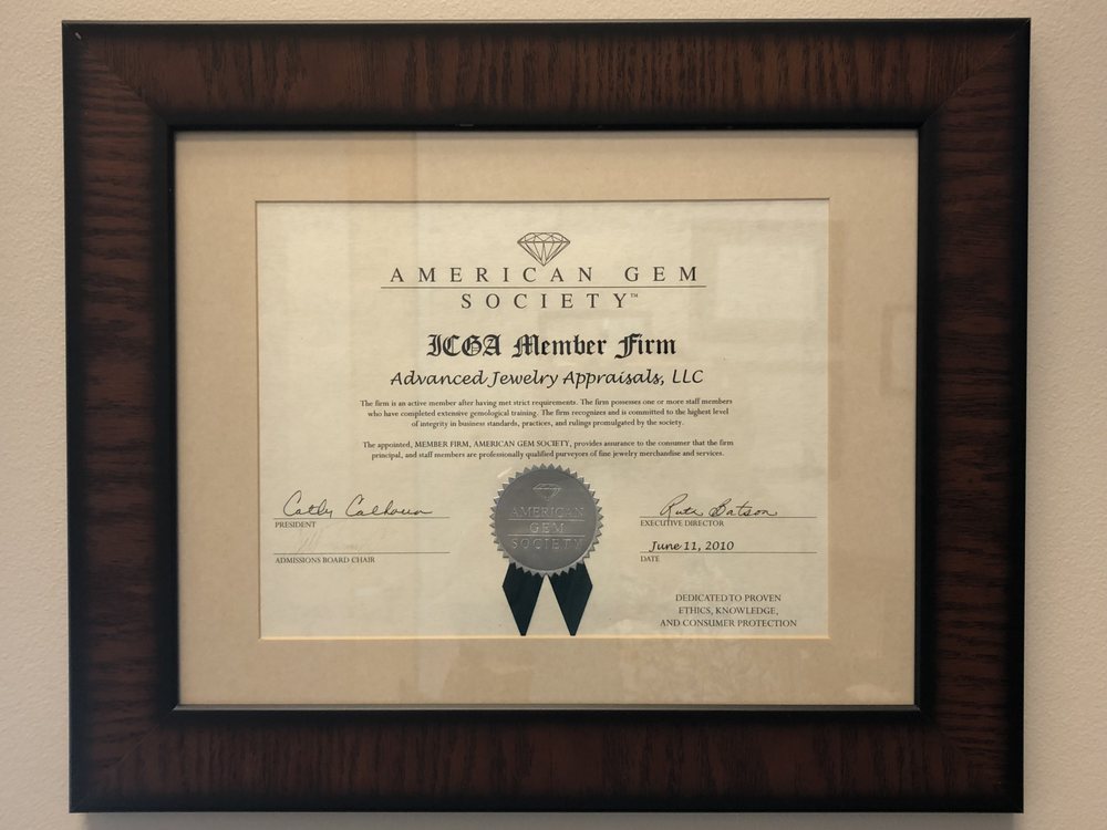 ADVANCED JEWELRY APPRAISALS Updated October 2024 15 Photos 5550
