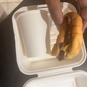 Slap Burger - Very thin piece of meat more bread than anything - Burgers Near Me - Paterson, New Jersey Slap Burger - Very thin piece of meat more bread than anything - Burgers Near Me - Paterson, New Jersey