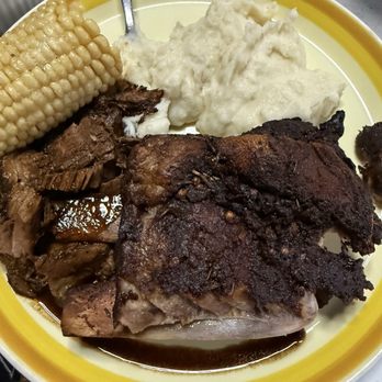 The Pinnacle - Brisket, Baby back ribs, corn on the cob and homemade mashed potatoes - Southern Near Me - Wailuku, Hawaii The Pinnacle - Brisket, Baby back ribs, corn on the cob and homemade mashed potatoes - Southern Near Me - Wailuku, Hawaii