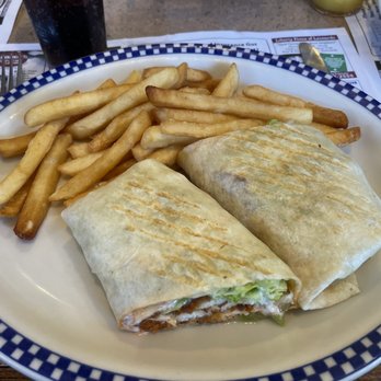 The Kings Arms II - Yankee Wrap (Buffalo chicken) with fries - Diners Near Me - Belford, New Jersey The Kings Arms II - Yankee Wrap (Buffalo chicken) with fries - Diners Near Me - Belford, New Jersey