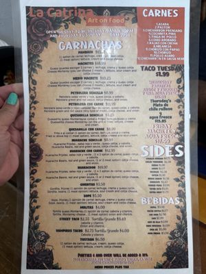 Menu photo 2 La Catrina Jurupa Valley, CA Menu photo 2 La Catrina Jurupa Valley, CA