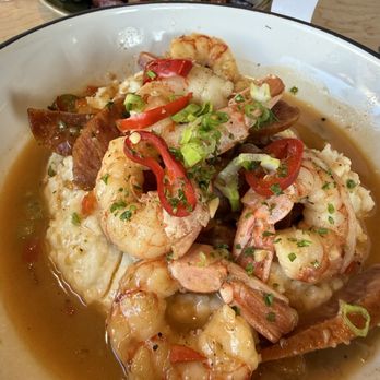 Champagnes Kitchen - Shrimp and grits - Breakfast & Brunch Near Me - Huntington Beach, California