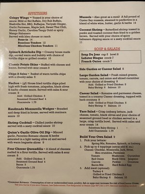 Menu photo 2 Spencer's Place Walpole, NH