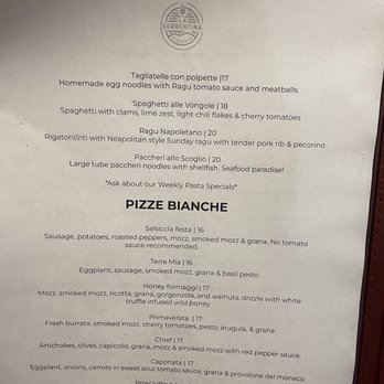 La Sorrentina - La Sorrentina Pizze Bianche Menu 01/19/2023 - Pizza Near Me - Vancouver, Washington La Sorrentina - La Sorrentina Pizze Bianche Menu 01/19/2023 - Pizza Near Me - Vancouver, Washington