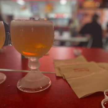 Portillo's Davenport - two glasses of beer on a table - Hot Dogs Near Me - Davenport, Iowa Portillo's Davenport - two glasses of beer on a table - Hot Dogs Near Me - Davenport, Iowa