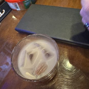 Cave Bar & Grill - Smoked pecan old fashioned with cubes of ice....... That's a crime and shame. - Sports Bars Near Me - Tulsa, Oklahoma