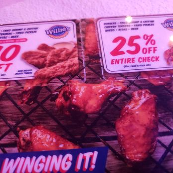 Willie's Grill & Icehouse - Promos - American Near Me - San Antonio, Texas Willie's Grill & Icehouse - Promos - American Near Me - San Antonio, Texas