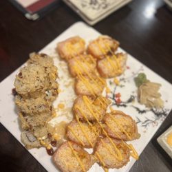 Yamato Steak House - Saints roll and pink lady