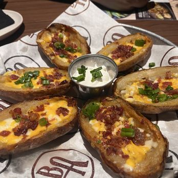Black Angus Steakhouse - Loaded Potato Skins - American Near Me - San Bernardino, California
