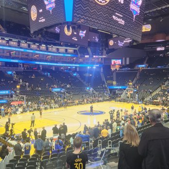 Chase Center - View from Section 106, row 5 - Stadiums & Arenas Near Me - San Francisco, California Chase Center - View from Section 106, row 5 - Stadiums & Arenas Near Me - San Francisco, California