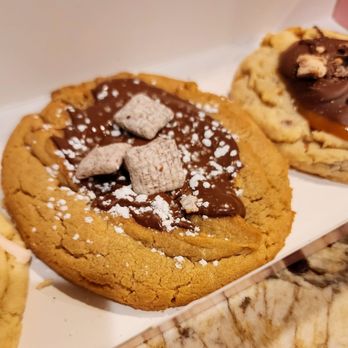 Crumbl - Owasso - Peanut butter chocolate cookie. April 2023 - Bakeries Near Me - Owasso, Oklahoma Crumbl - Owasso - Peanut butter chocolate cookie. April 2023 - Bakeries Near Me - Owasso, Oklahoma