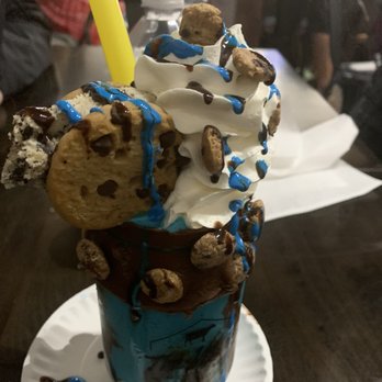 The Yard Milkshake Bar - I decided to try the Cookie Monster - Desserts Near Me - The Colony, Texas The Yard Milkshake Bar - I decided to try the Cookie Monster - Desserts Near Me - The Colony, Texas