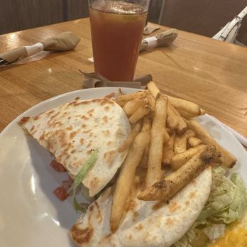 Applebee's Grill + Bar - Quesadilla Burger, Fries and Iced Tea - Sports Bars Near Me - Fridley, Minnesota Applebee's Grill + Bar - Quesadilla Burger, Fries and Iced Tea - Sports Bars Near Me - Fridley, Minnesota