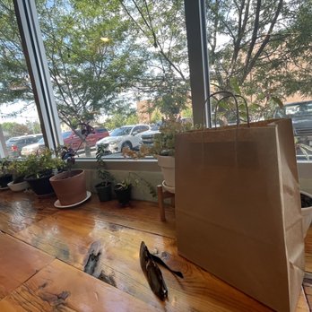 Ebon Coffee Collective - Coffee bar overlooking outdoor seating area. - Coffee & Tea Near Me - Billings, Montana