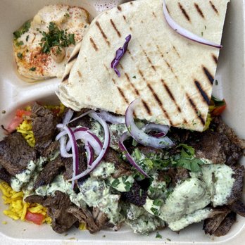Falafel Boy - Lamb/Beef Shawarma Plate - Falafel Near Me - Oakland, California