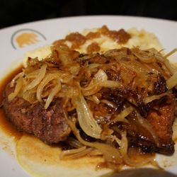 Goldener Bär - OX liver. Taste good better share this dish