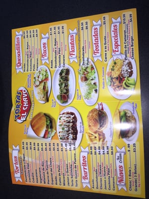 Menu photo 3 El Chavo Mexican Restaurant Mesa, AZ Menu photo 3 El Chavo Mexican Restaurant Mesa, AZ