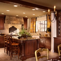 Kitchen Expressions - Incredible Rutt Mahogany Kitchen designed by Steven Naphtali - featured on HGTV