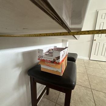 Inland Counter Tops - More than 10" needs support stated by the company - Countertop Installation Near Me - Rialto, California