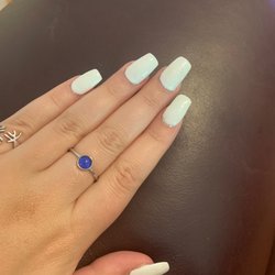 Lux Nail Spa - A little messy near cuticle area