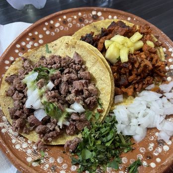La Lotería - Taquería - These were so good. One had pineapple and pork off the hanging wheel. I can't remember now and should have done this the night of. - Tacos Near Me - Cancún, ROO La Lotería - Taquería - These were so good. One had pineapple and pork off the hanging wheel. I can't remember now and should have done this the night of. - Tacos Near Me - Cancún, ROO