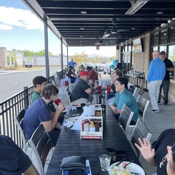 Blue Smokehouse & Bar - Happy full ppl on the patio - Salad Near Me - Fort Mill, South Carolina Blue Smokehouse & Bar - Happy full ppl on the patio - Salad Near Me - Fort Mill, South Carolina